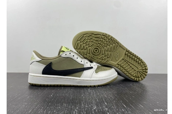 Rep EP 1 Olive Low FZ3124-200 Travis Scott Golf Neutral Jordan Retro 1217